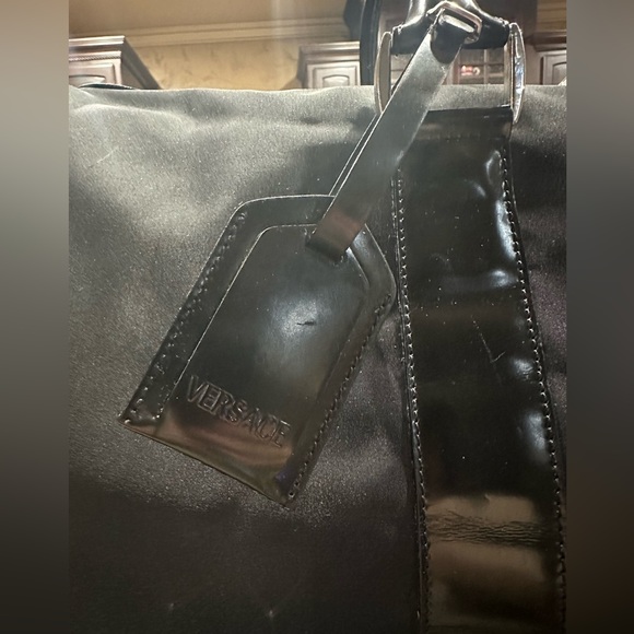 Gianni Versace Nylon and Patent Extra Large Duffle W/Lock & Key - Picture 15 of 15